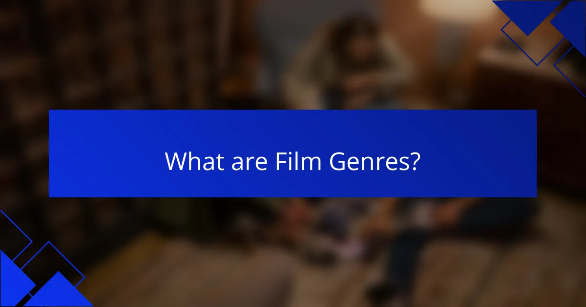 What are Film Genres?