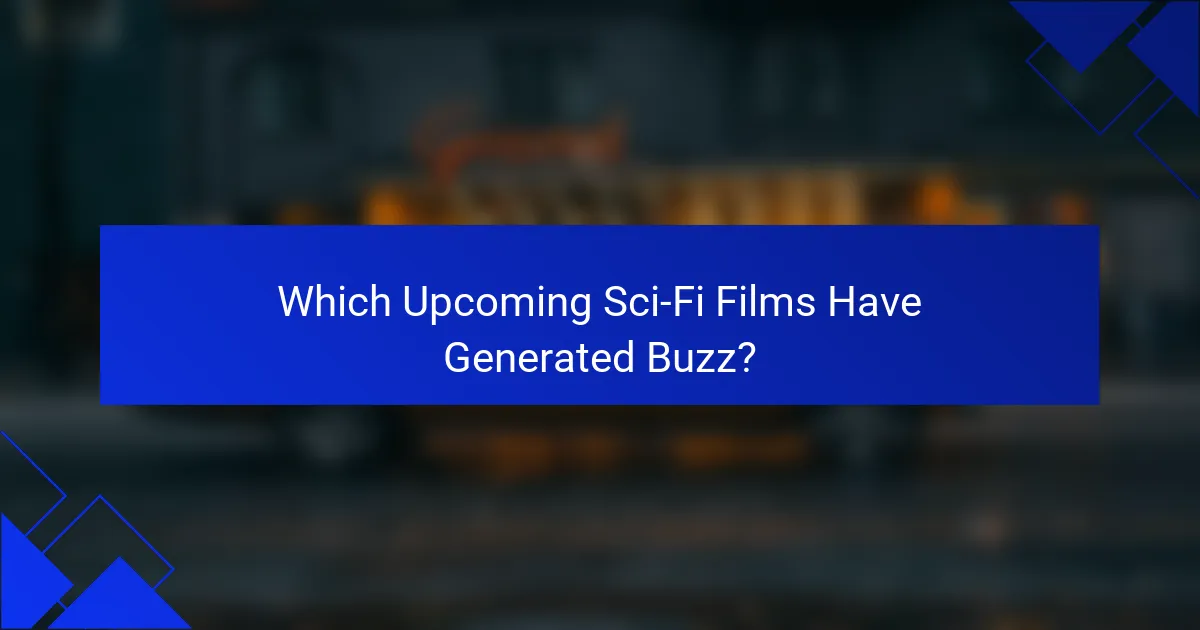 Which Upcoming Sci-Fi Films Have Generated Buzz?